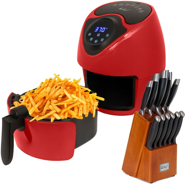 Blue Deco Chef Digital 5.8QT Electric Air Fryer